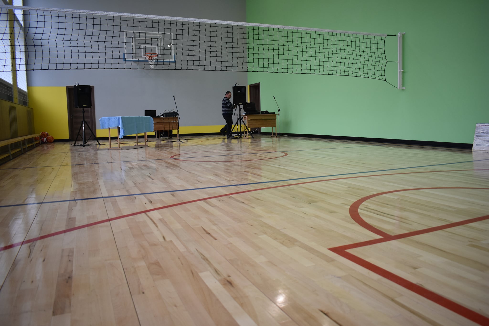 Відкриття спортзалу в Калинівській школі. Фото