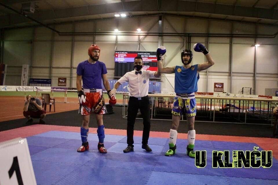 Павло Замятін стає найкращим бійцем Кубка Європи з кікбоксингу WAKO. фото