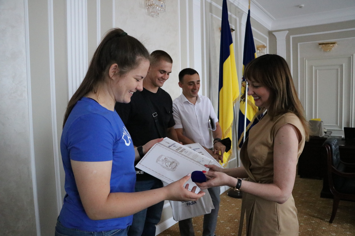 Спортсменів Київщини нагородили Почесними грамотами Київської обласної ради. фото