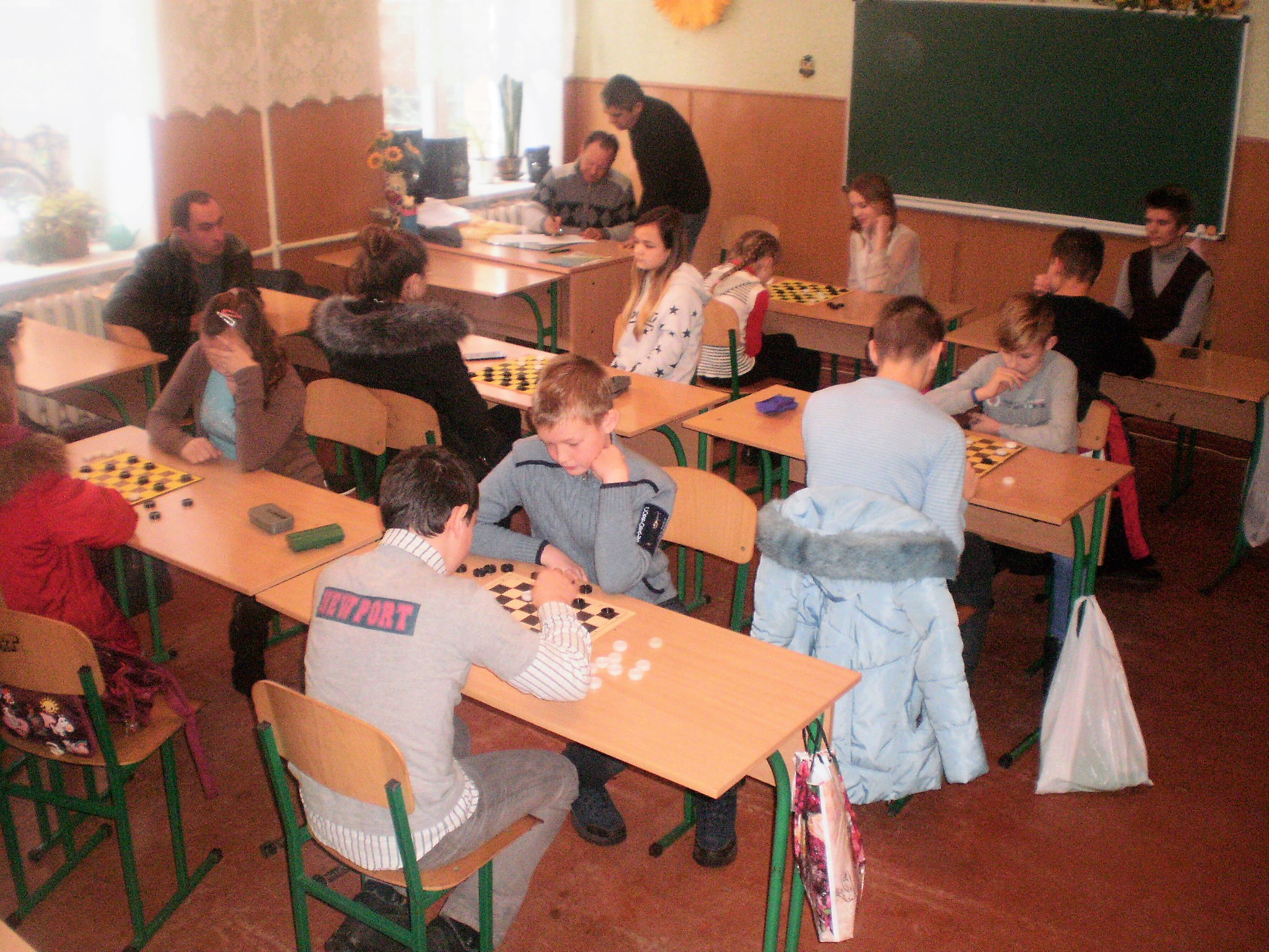 Турнір з шашок, Гребінки