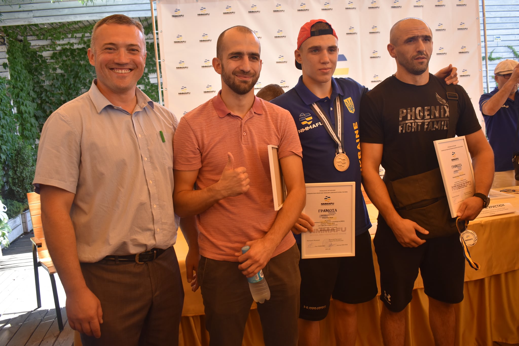 В Києві урочисто вшанували бійців ММА за перше місце на чемпіонаті світу. фото