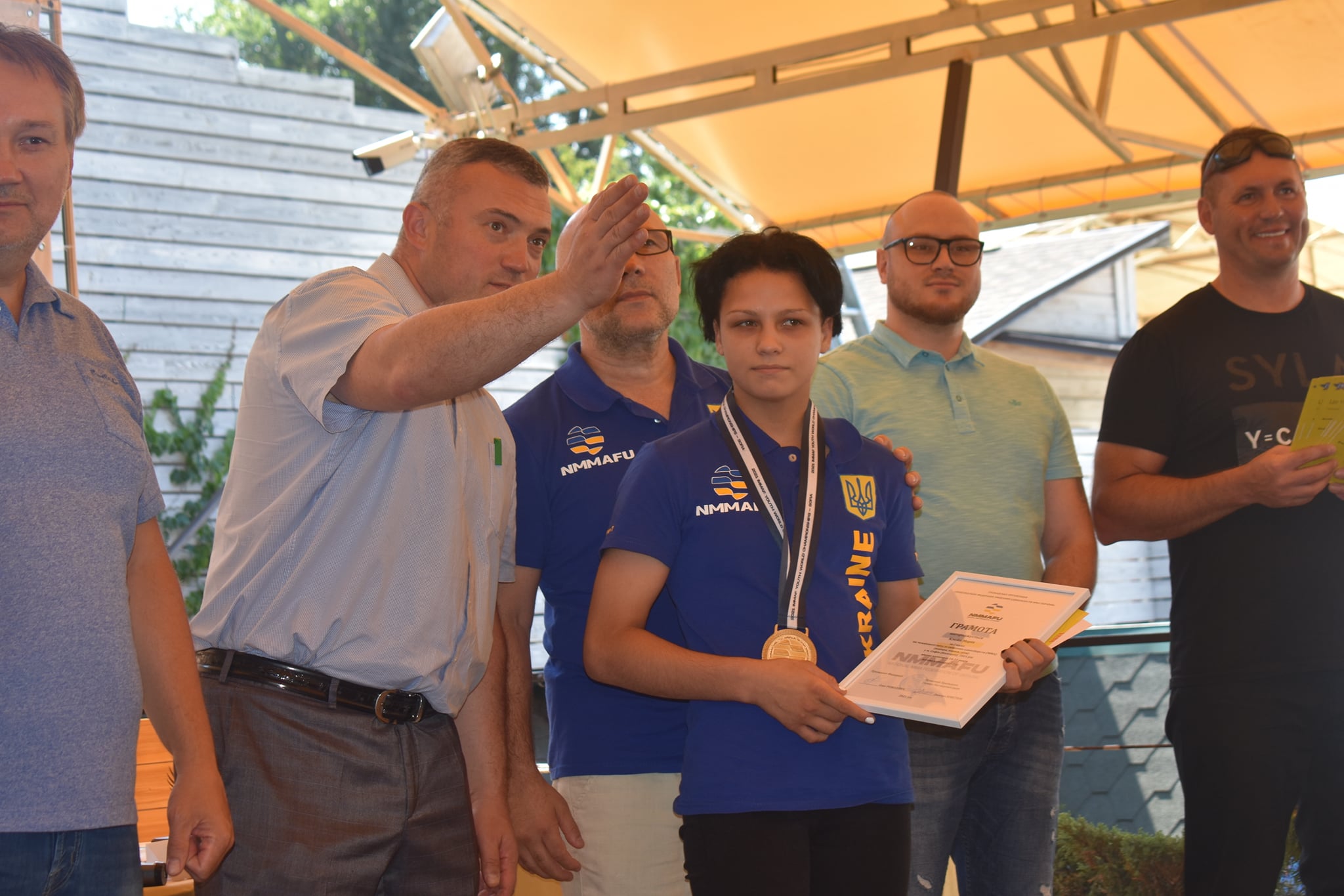 В Києві урочисто вшанували бійців ММА за перше місце на чемпіонаті світу. фото