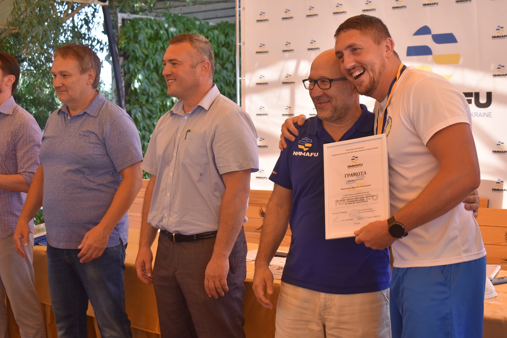 В Києві урочисто вшанували бійців ММА за перше місце на чемпіонаті світу. фото