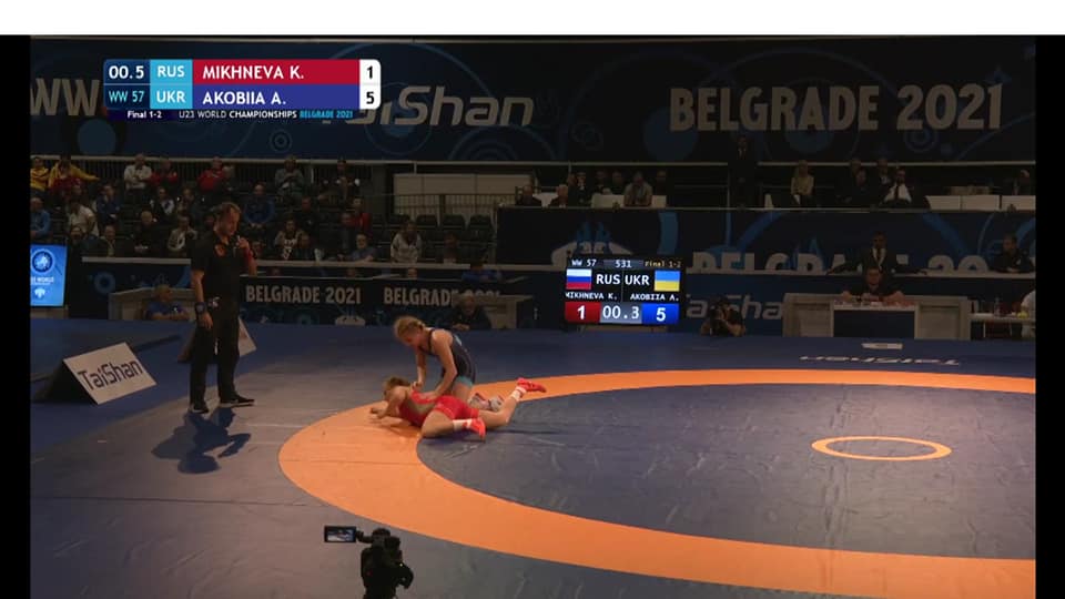 Борчиня Аліна Акобія-Грушина - чемпіонка світу. фото