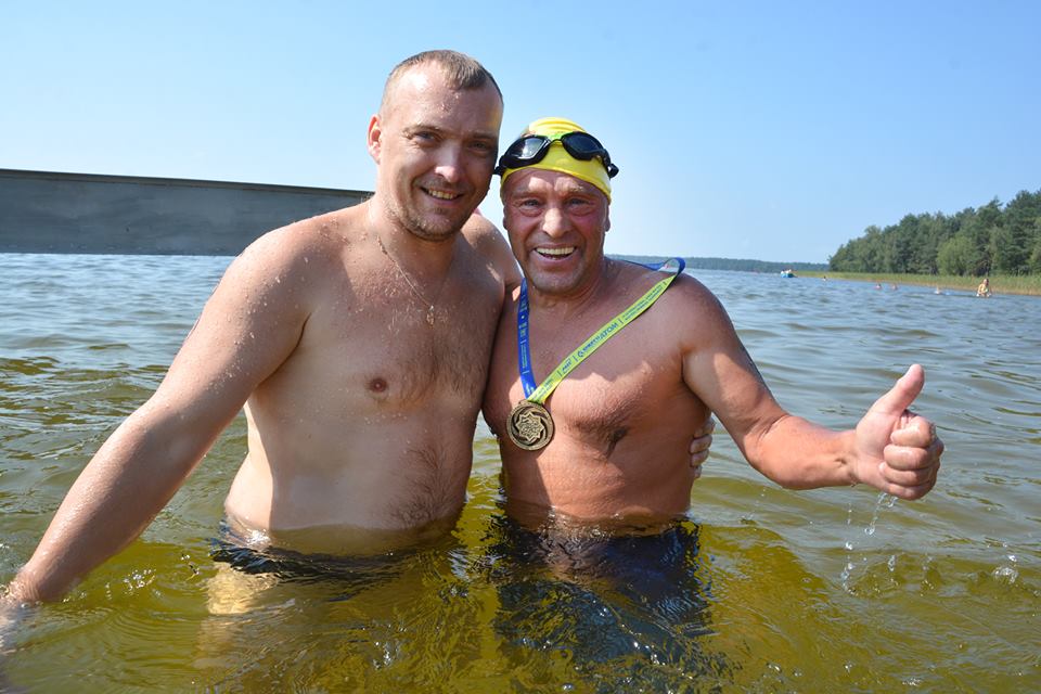 Сергій Зеленецький. Фото Турнір з плавання на відкритій воді «Біле озеро. Фото