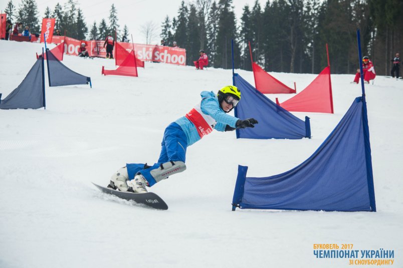 Ольга на Чемпіонаті України зі сноубордингу