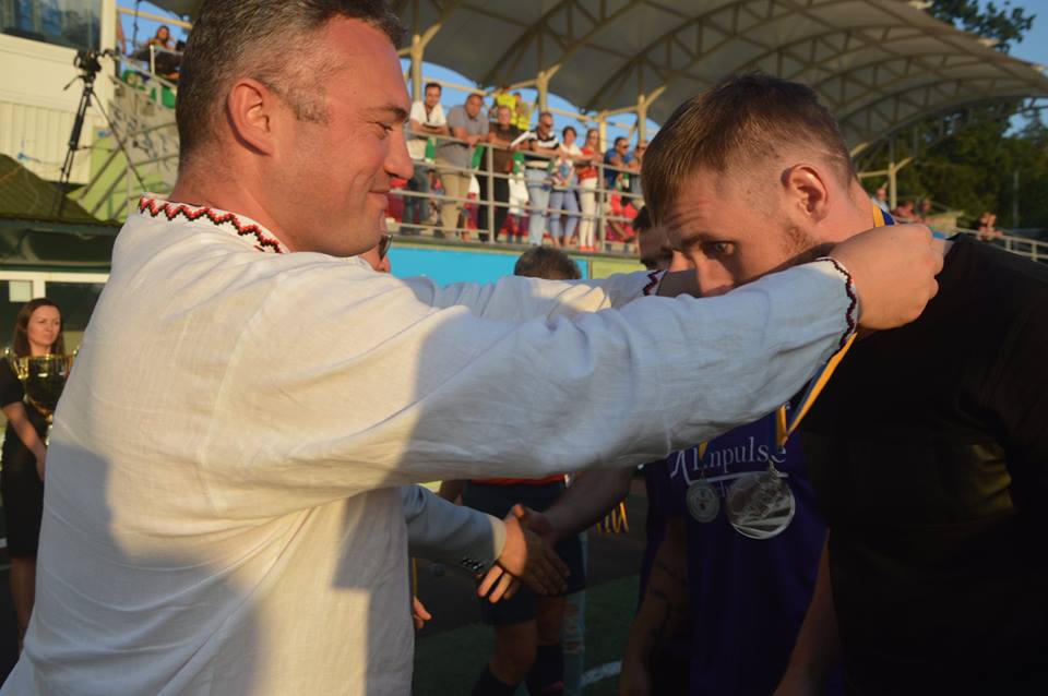 Нагородження учасників ЧС з футболу серед діаспорних команд. Фото