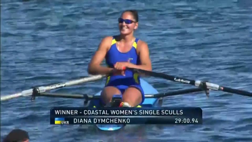 Діана Димченко - чемпіонка з прибережного веслування, Канада. Фото