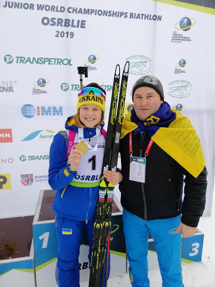 Катерина Бех - чемпіонка світу з біатлону. Фото