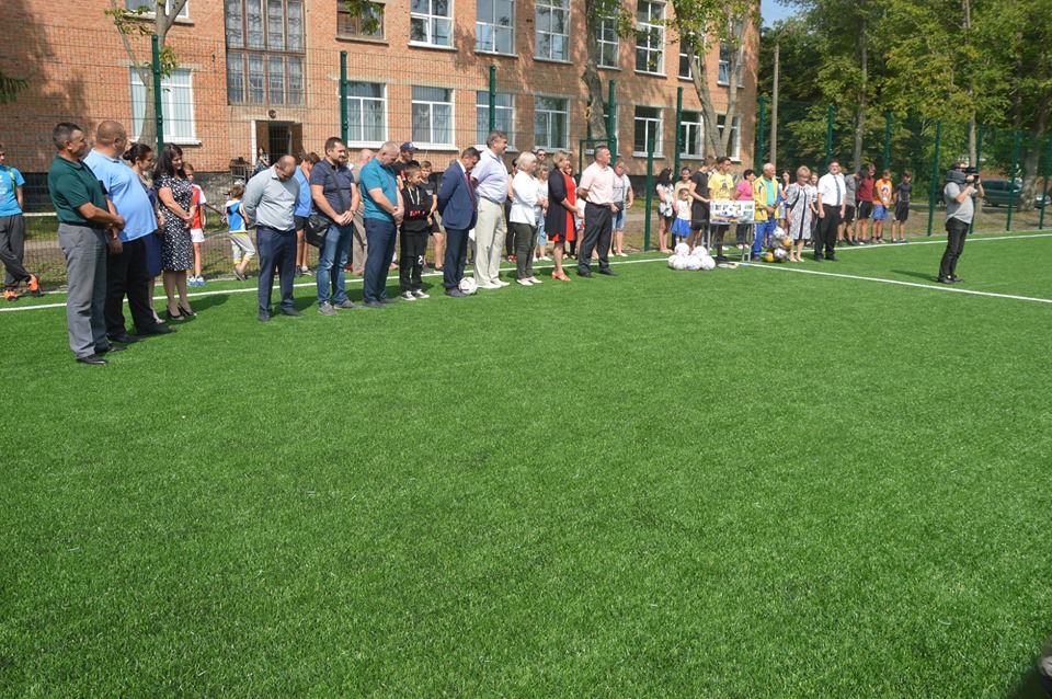 Відкриття футбольного поля в Фурсівській ОТГ. Фото