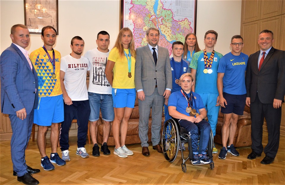 Зусітріч Михайла Бно-Айріяна зі спортсменами Київщини. Фото