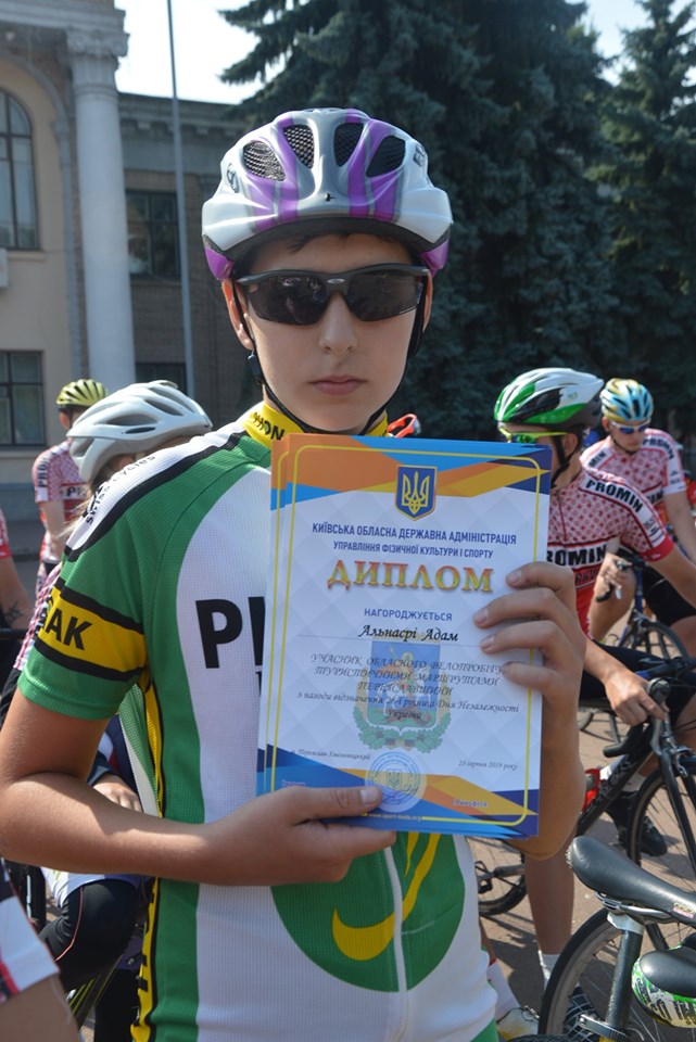 Велопробіг Переяславом до Дня Незалежності. Фото