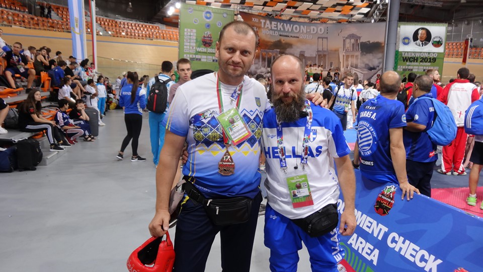 Ук Дара Чан та Юрій Севастюк, чемпіонат світу з таеквондо. Фото