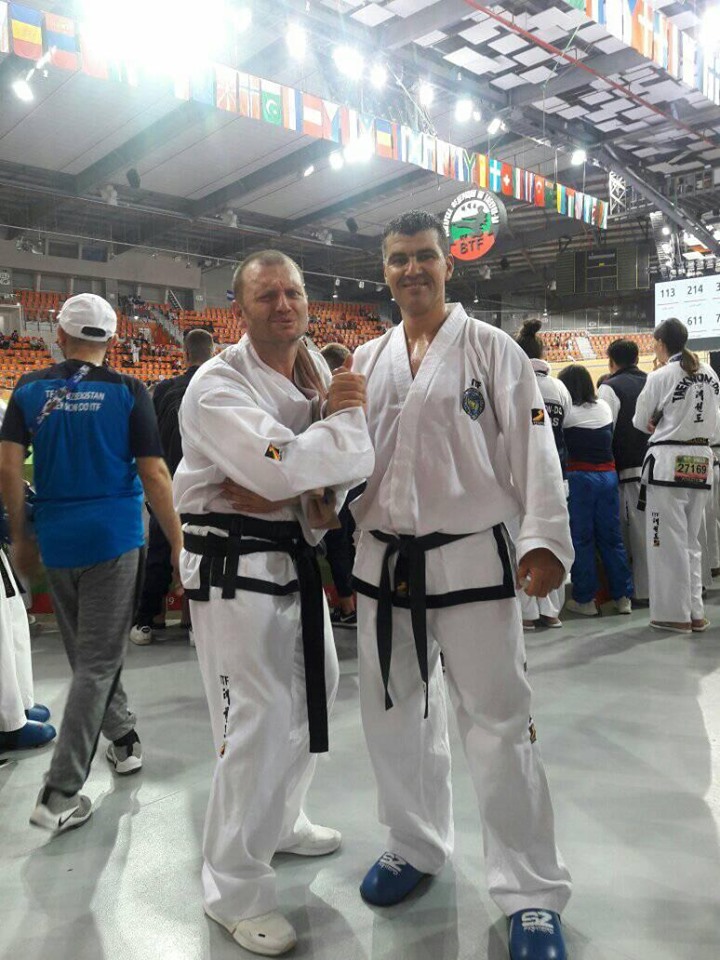 Ук Дара Чан та Юрій Севастюк, чемпіонат світу з таеквондо. Фото