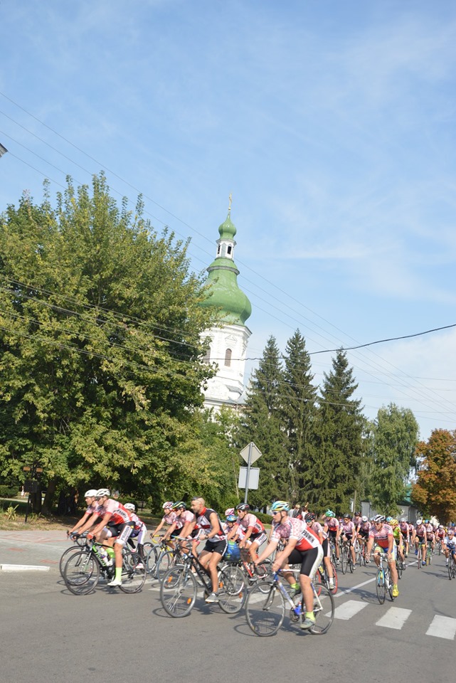 Велопробіг Переяславом до Дня Незалежності. Фото