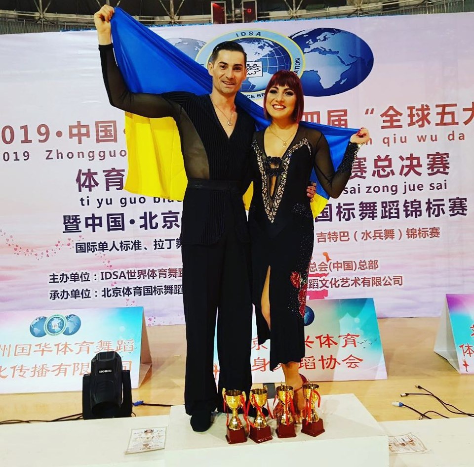 танцювальна пара Загоруйко Віталій- Олефіренко Ганна. фото