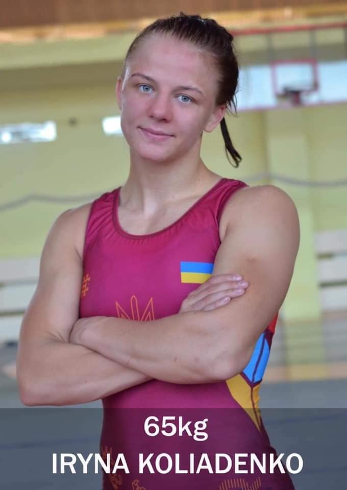 Ірина Коляденко в фіналі чемпіонату світу з боротьби. Фото