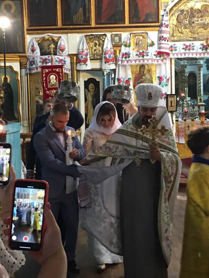 Весілля Аліни Акобії та Олександра Грушина. Фото