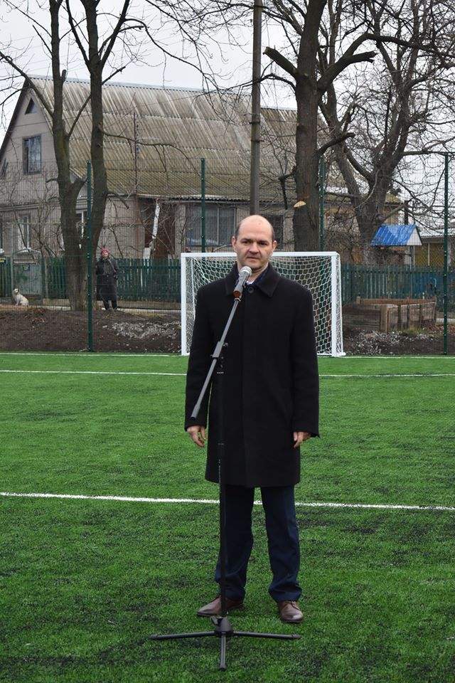 Відкриття міні-футбольного поля у Фастові. Фото