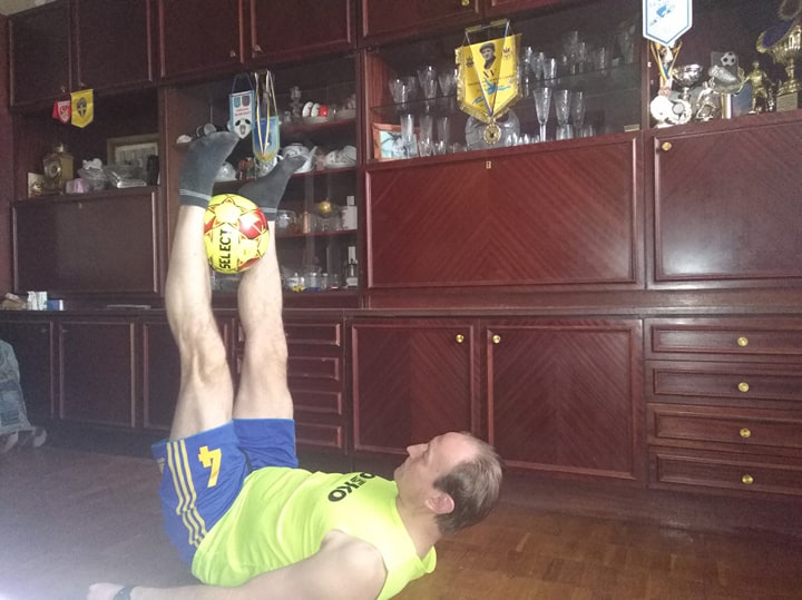 Спорт вдома від Дмитра Сабурова. Фото